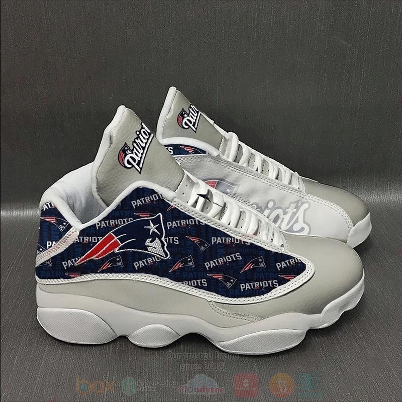 New_England_Patriots_Football_NFL_Air_Jordan_13_Shoes