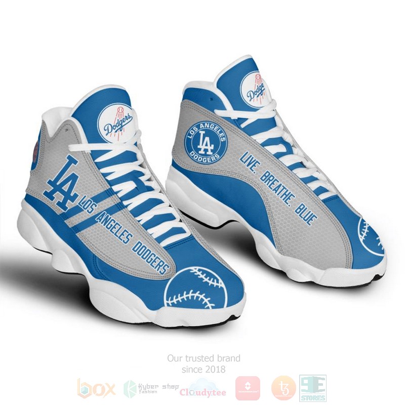 Los_Angeles_Dodgers_MLB_Air_Jordan_13_Shoes