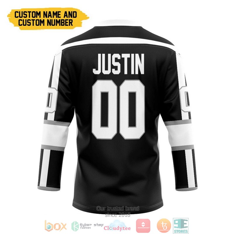 Los_Angeles_Kings_NHL_Custom_Name_and_Number_Black_Hockey_Jersey_Shirt_1