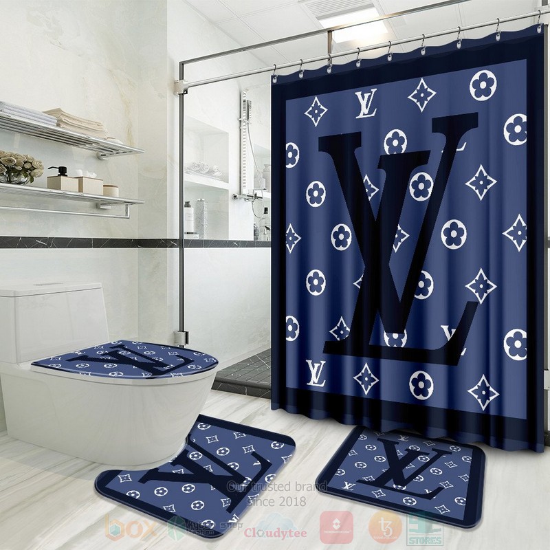 Louis_Vuitton_Blue-Black_Inspired_Luxury_Shower_Curtain_Set