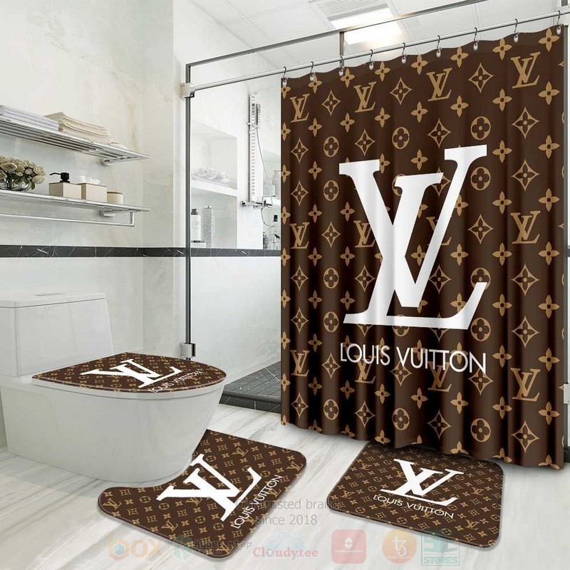 Louis_Vuitton_Brown-White_Bathroom_Sets