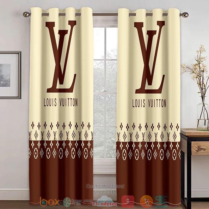 Louis_Vuitton_Brown_LV_Windown_Curtain