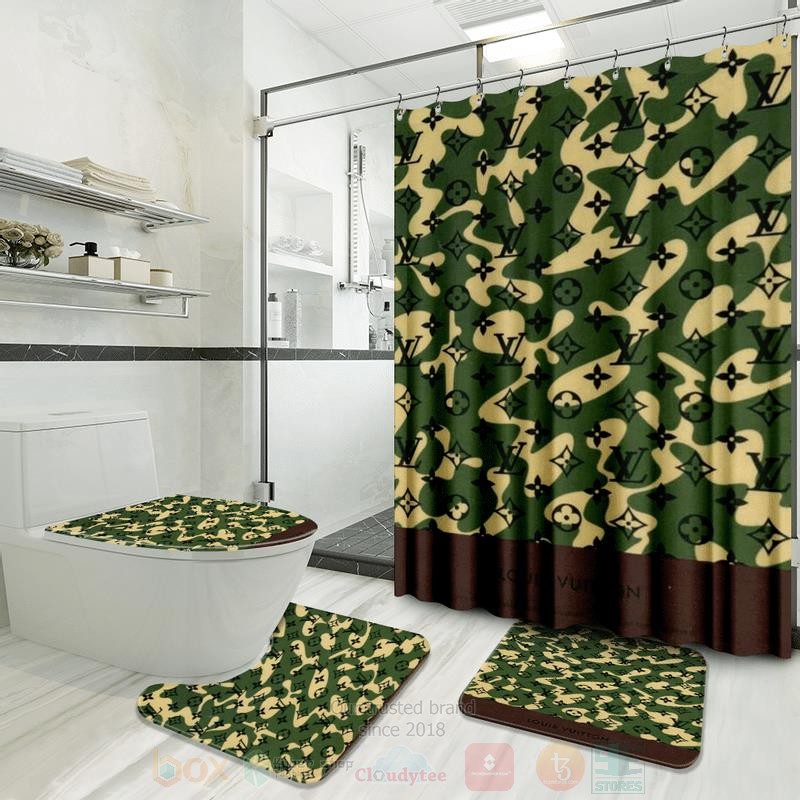 Louis_Vuitton_Green_Camo_Bathroom_Sets