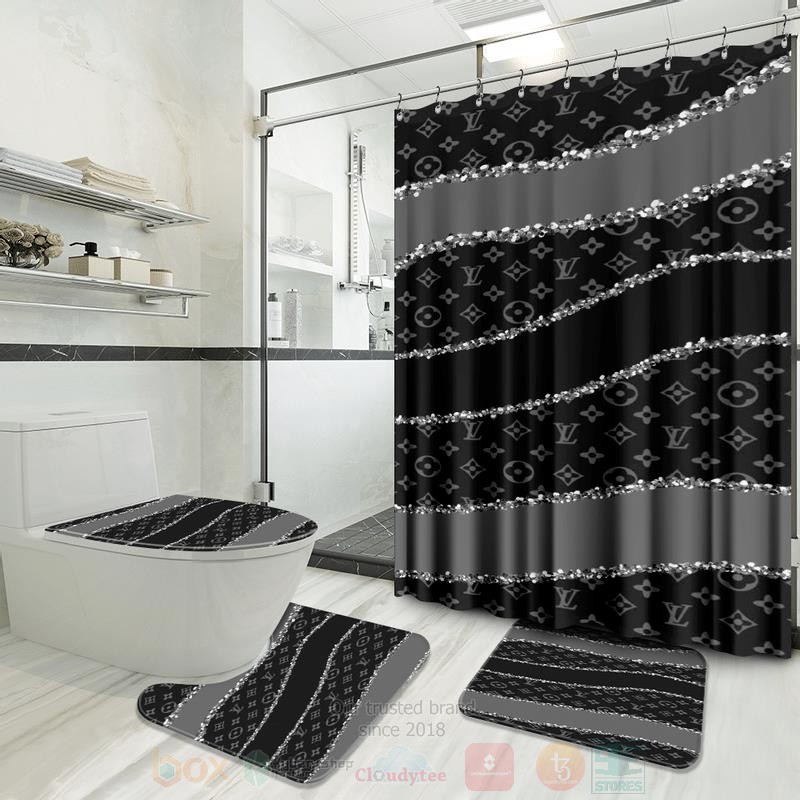 Louis_Vuitton_Grey-Black_Bathroom_Sets