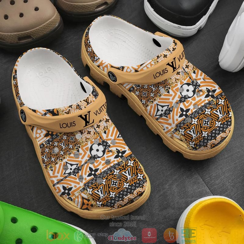 Louis_Vuitton_LV_brand_pattern_Crocband_Clog_Shoes