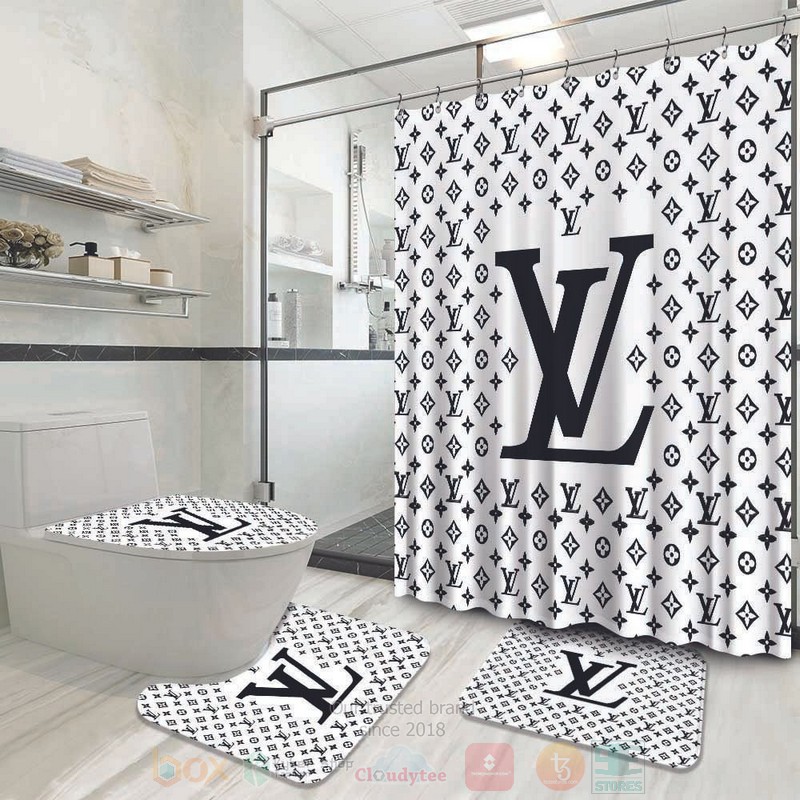 Louis_Vuitton_Logos_Black-White_Inspired_Luxury_Shower_Curtain_Set
