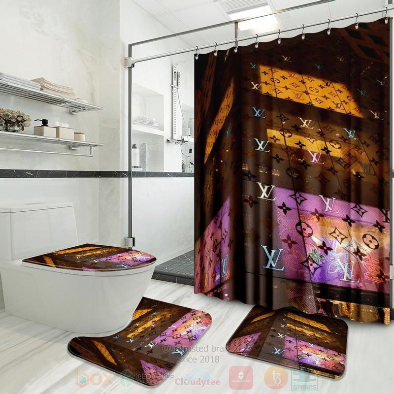 Louis_Vuitton_Multicolor_City_Inspired_Luxury_Shower_Curtain_Set
