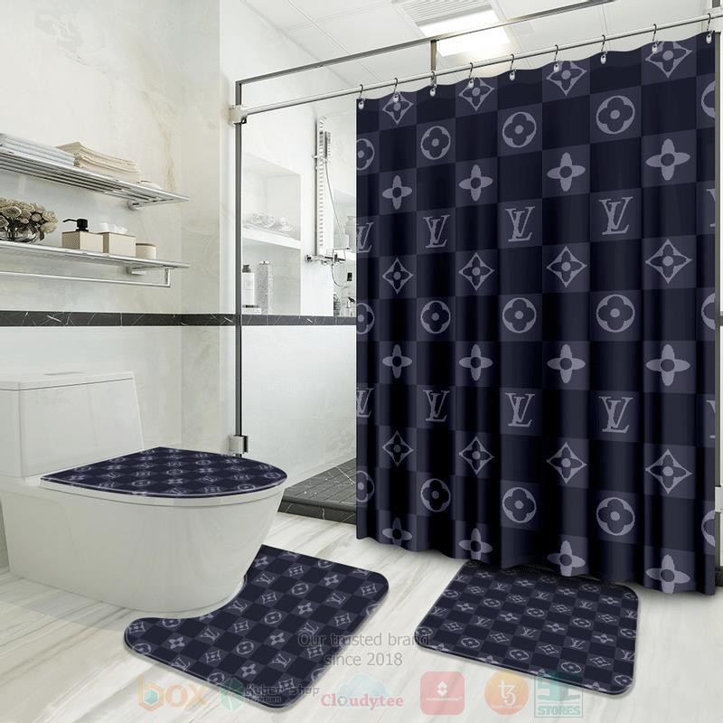 Louis_Vuitton_Navy-Grey_Inspired_Luxury_Shower_Curtain_Set