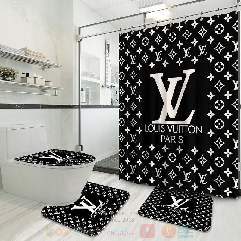 Louis_Vuitton_Paris_Black-White_Inspired_Luxury_Shower_Curtain_Set