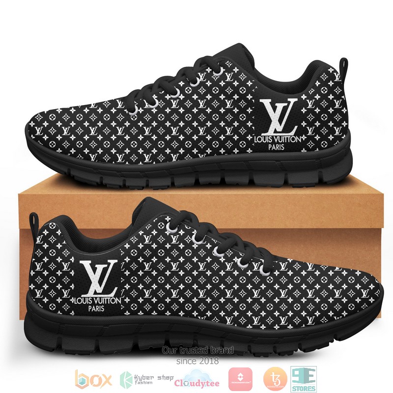 Louis_Vuitton_Paris_LV_White_pattern_black_Sneaker