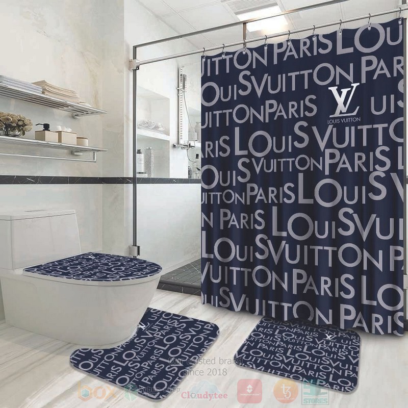 Louis_Vuitton_Paris_Navy-Grey_Inspired_Luxury_Shower_Curtain_Set