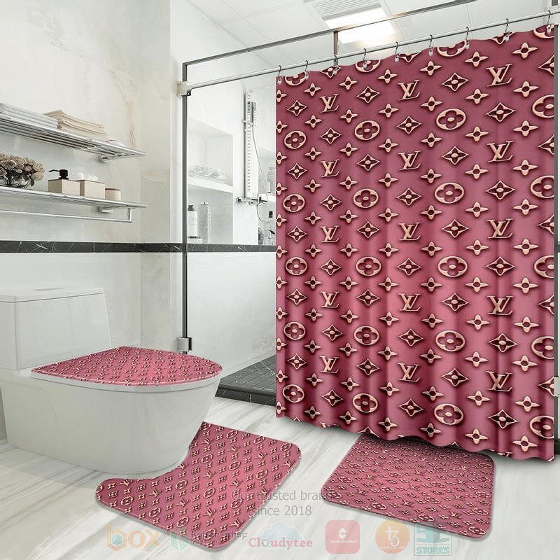 Louis_Vuitton_Pink-White_Inspired_Luxury_Shower_Curtain_Set
