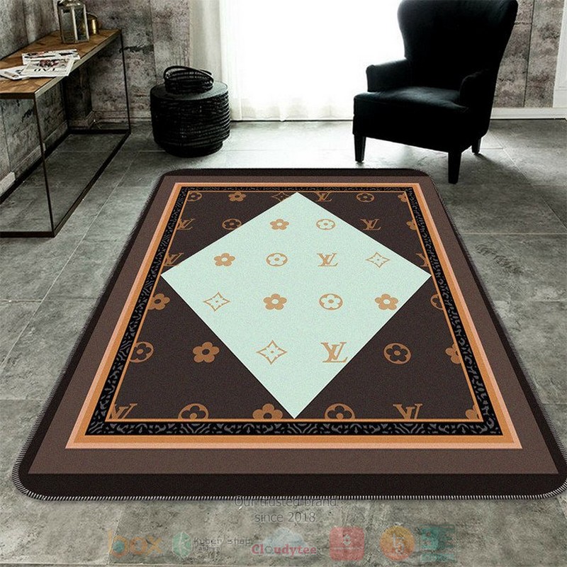 Louis_Vuitton_brown_pattern_rectangle_rug