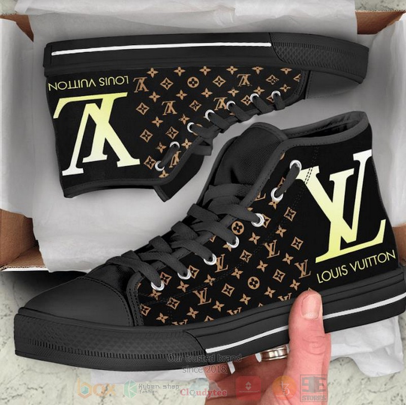Louis_Vuitton_logo_black_pattern_canvas_high_top_shoes