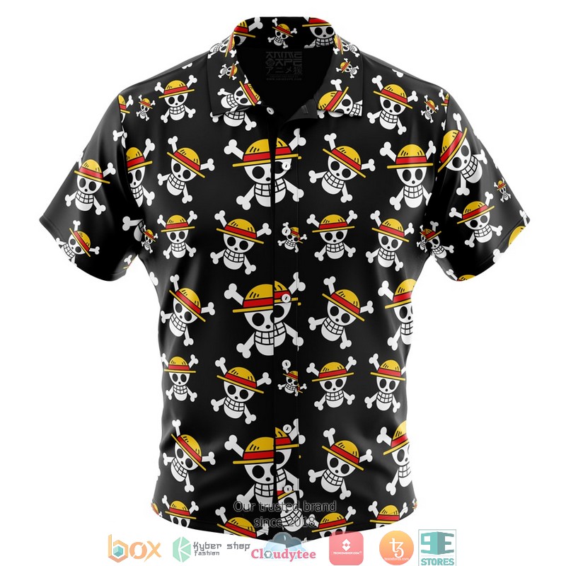 Luffy_One_Piece_Button_Up_Hawaiian_Shirt