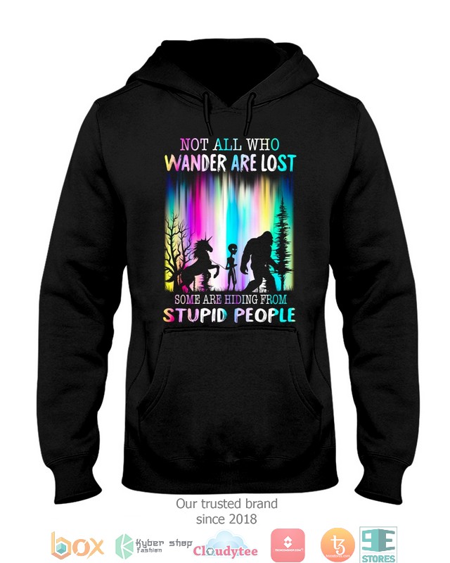 Lying_Saucers_And_Aliens_Not_All_Who_Wander_Are_Lost_Some_Are_Hiding_Shirt_Hoodie