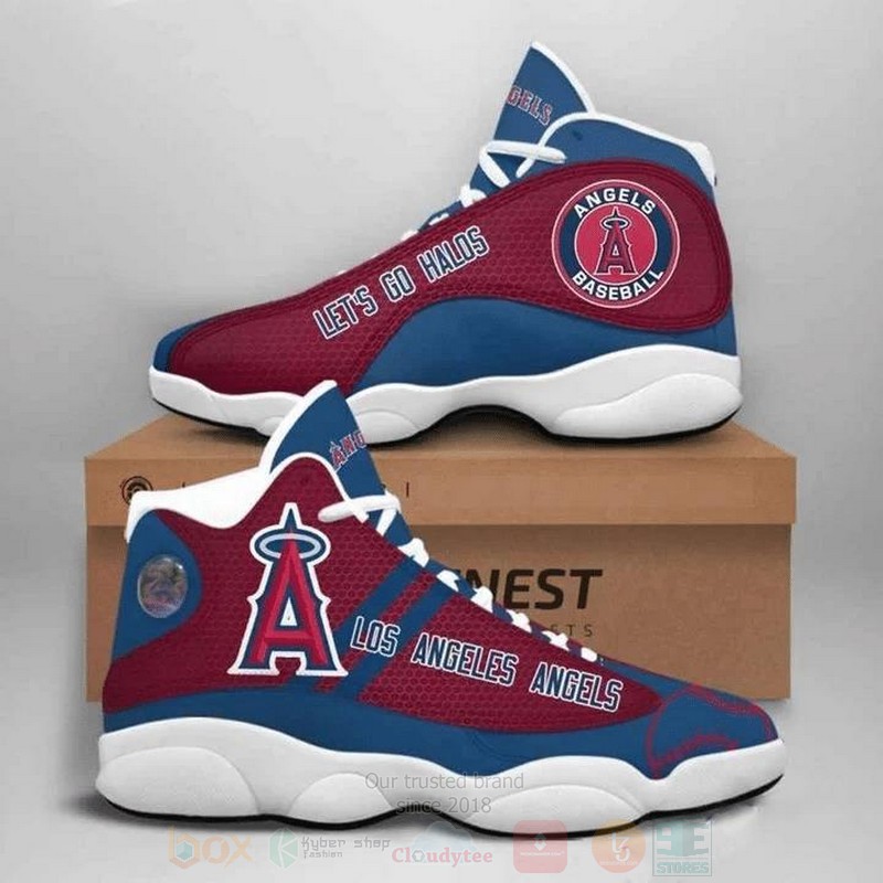 MLB_Los_Angeles_Angels_Teams_Football_Air_Jordan_13_Shoes