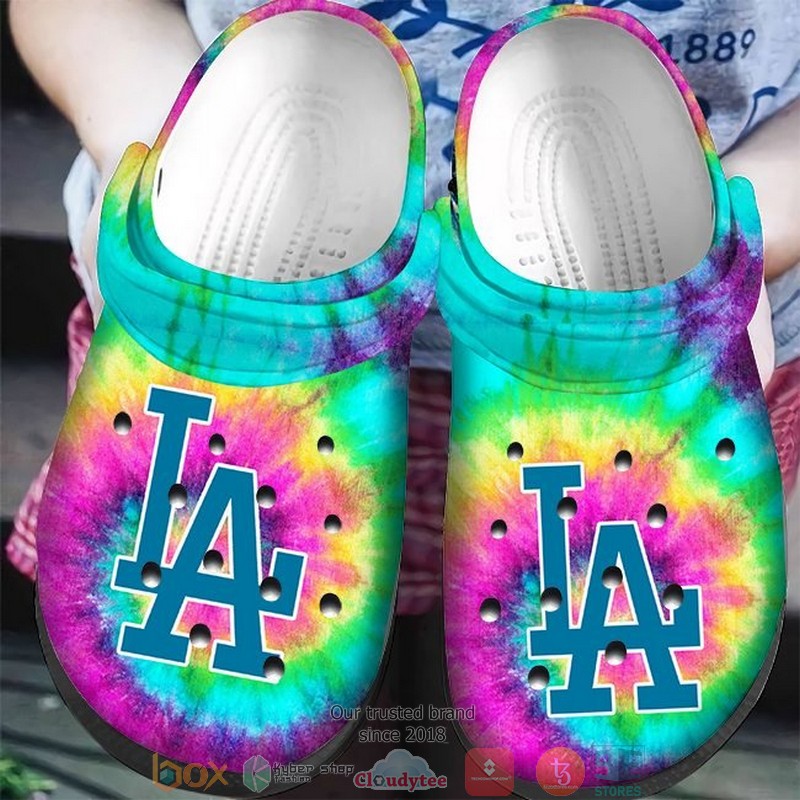 MLB_Los_Angeles_Dodgers_Colorful_Crocs_Crocband_Clog
