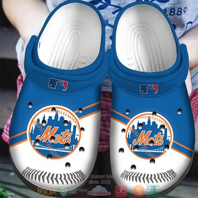 MLB_New_York_Mets_Blue_Crocs_Crocband_Clog