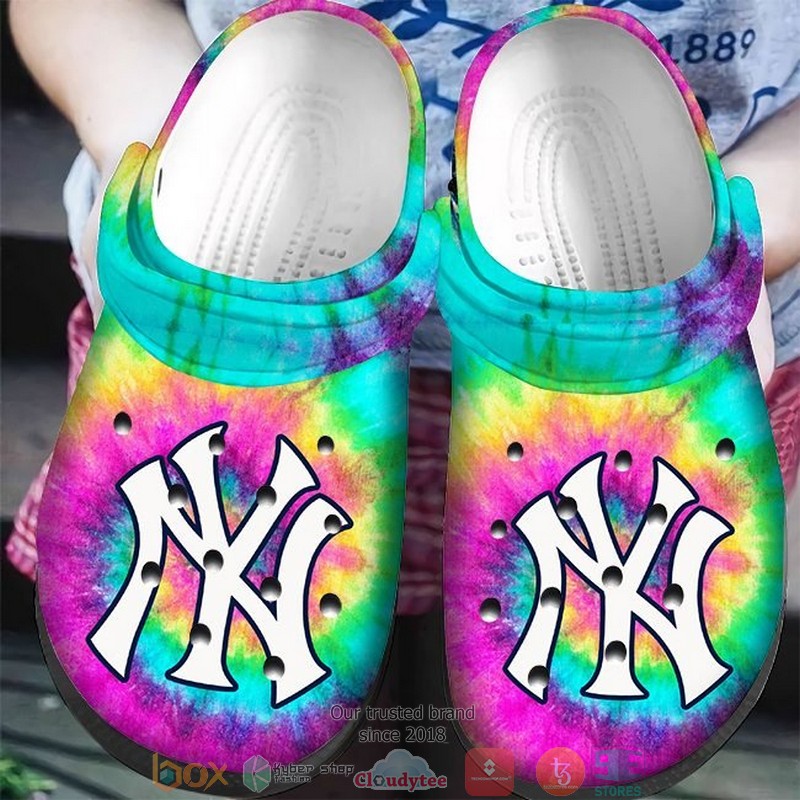 MLB_New_York_Yankees_Colorful_Crocs_Crocband_Clog