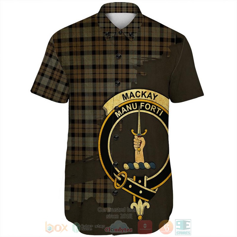 MacKinnon_Ancient_Tartan_Crest_Custom_Name_Short_Sleeve_Hawaiian_Shirt_1