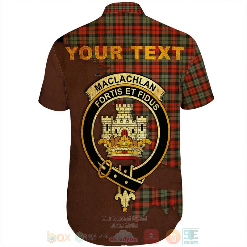 MacLaine_of_Loch_Buie_Hunting_Ancient_Tartan_Crest_Custom_Name_Short_Sleeve_Hawaiian_Shirt_1_2