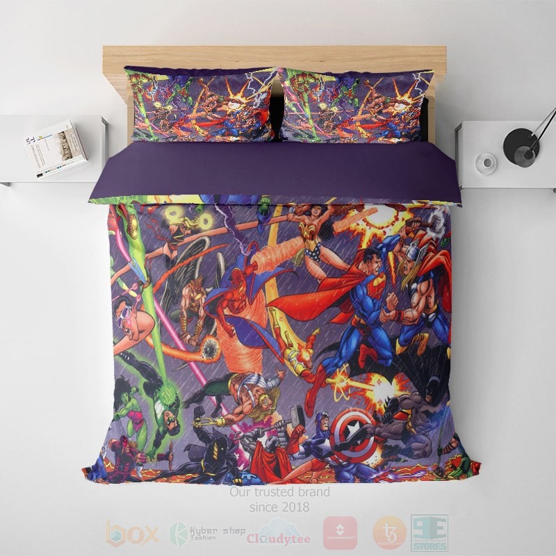 Marvel_DC_All_Heroes_Fight_Embossed_Bedding_Set