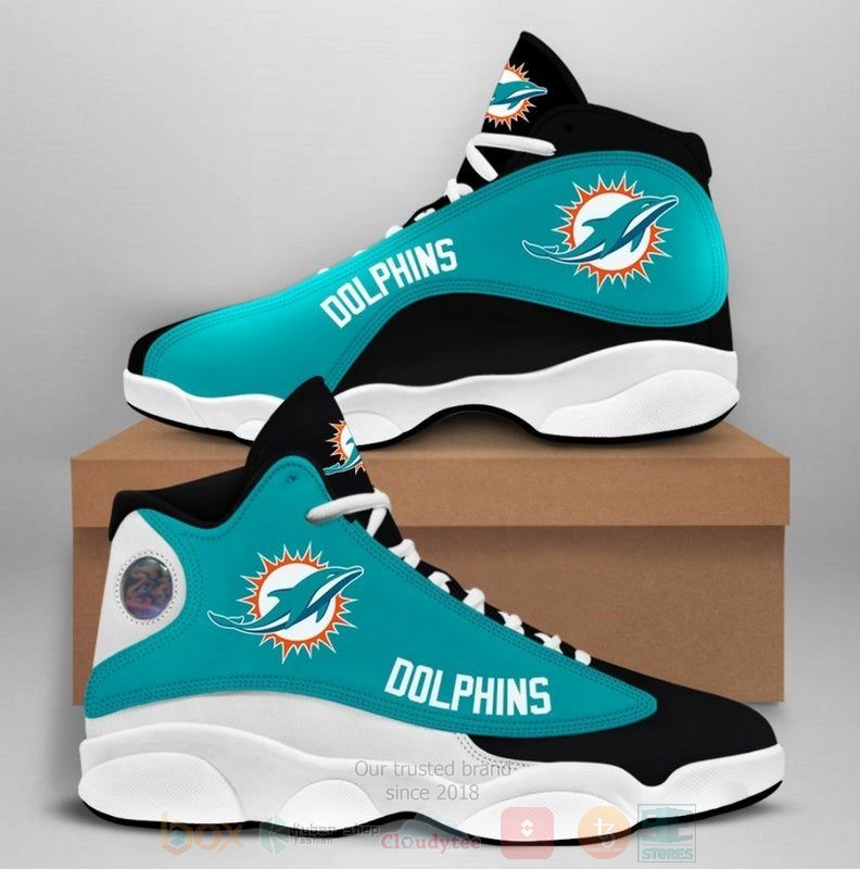 Miami_Dolphins_NFL_Air_Jordan_13_Shoes