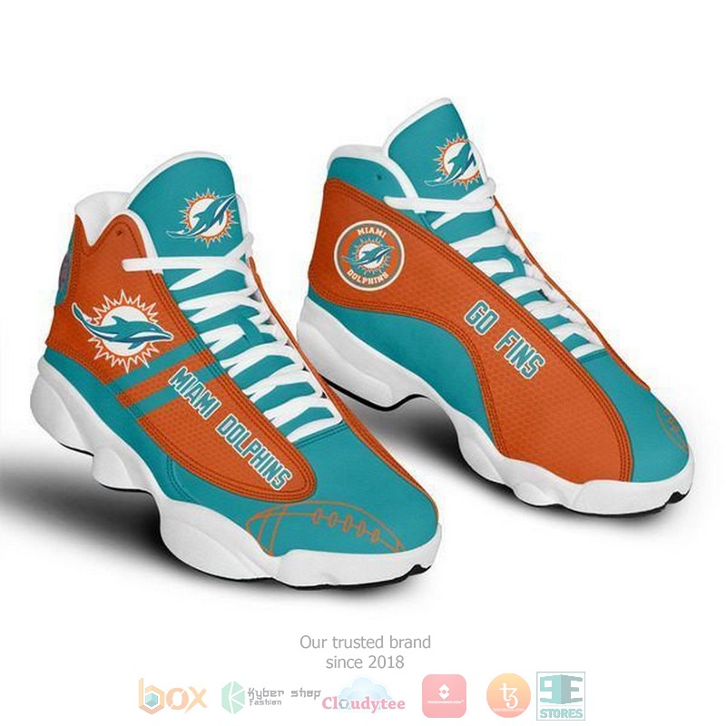Miami_Dolphins_NFL_Go_Fins_Air_Jordan_13_shoes