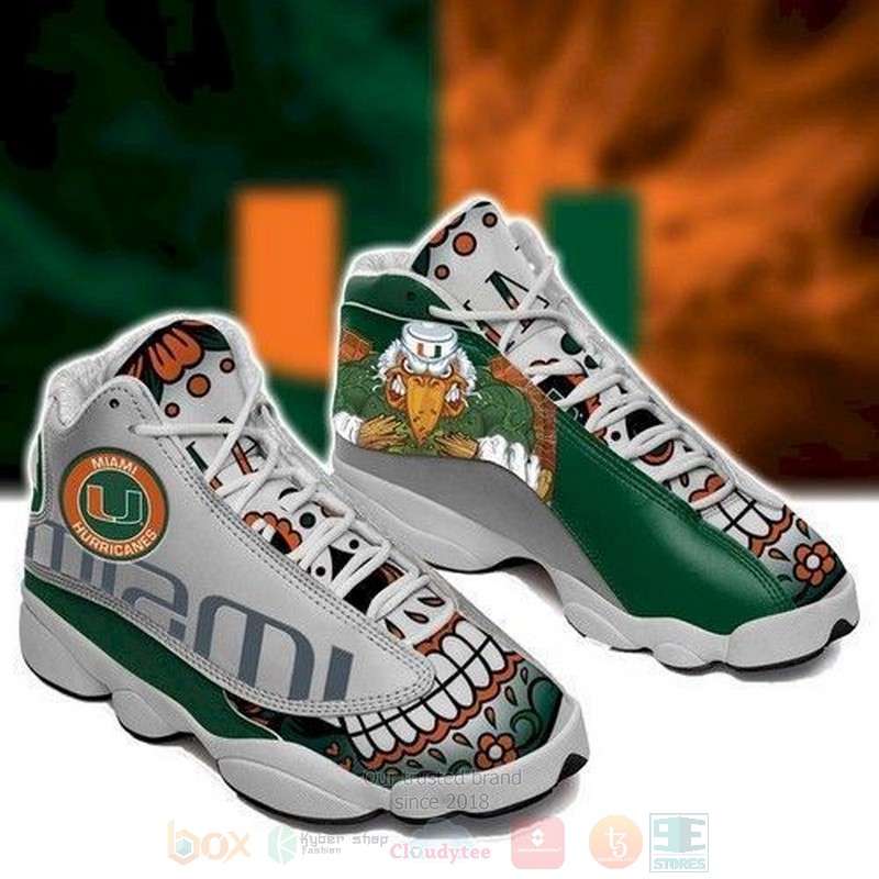 Miami_Hurricanes_Football_NCAA_Air_Jordan_13_Shoes