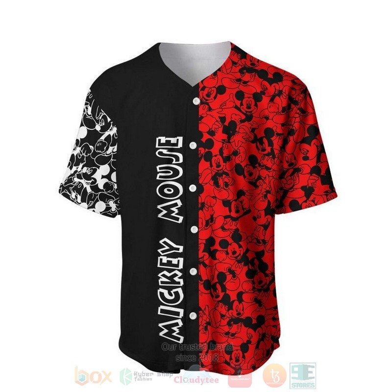 Mickey_Mouse_Pattern_All_Over_Print_Red__Black_Baseball_Jersey_1