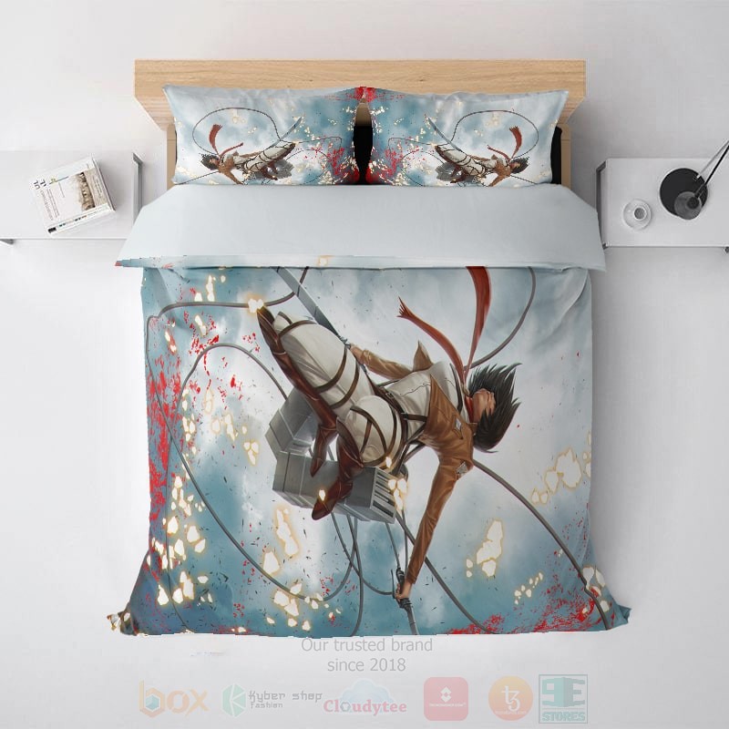 Mikasa_New_Attack_Brushed_Attack_on_Titan_Bedding_Set