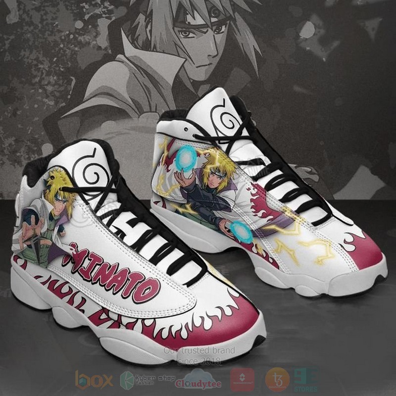 Minato_Namikaze_Naruto_Custom_Anime_Air_Jordan_13_Shoes