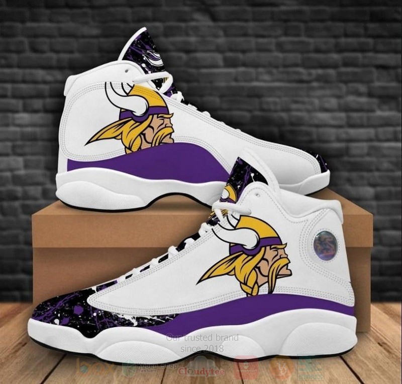 Minnesota_Vikings_NFL_Big_Logo_Bling_Bling_Football_Team_Air_Jordan_13_Shoes
