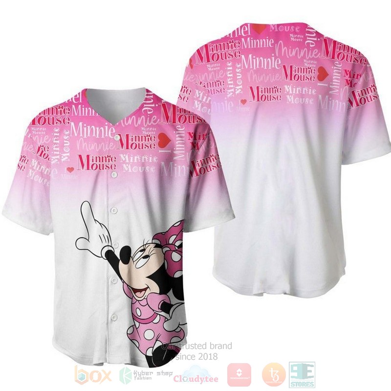 Minnie_Mouse_Quotes_Pattern_All_Over_Print_Ombre_Pink_White_Baseball_Jersey