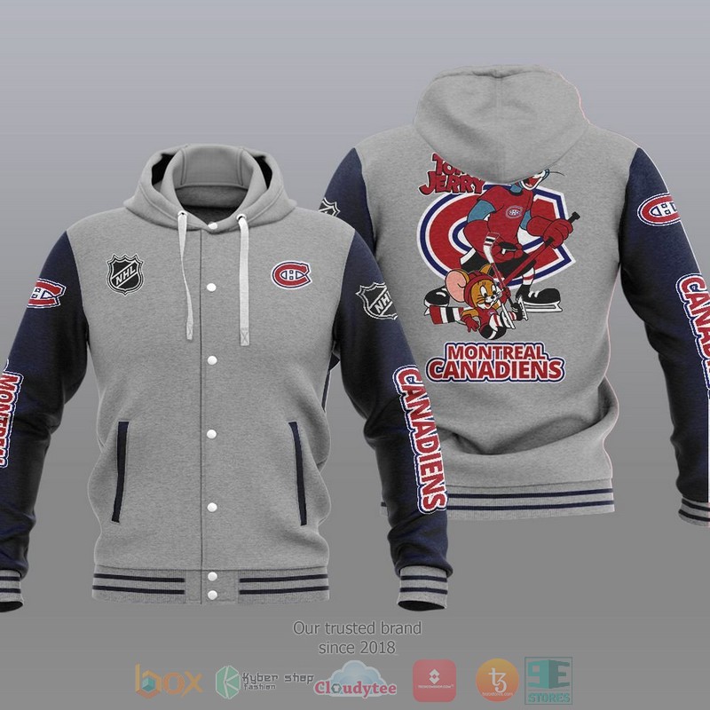Montreal_Canadiens_NHL_Tom_And_Jerry_Baseball_Hoodie_Jacket_1