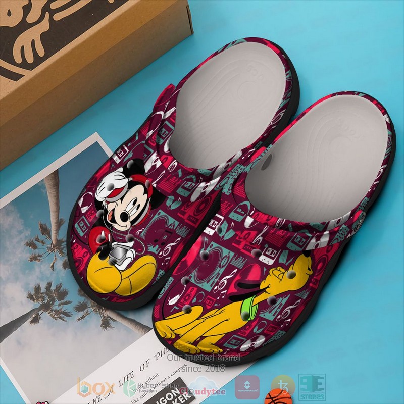 Music_Mickey_Mouse_and_Pluto_Crocband_Clog