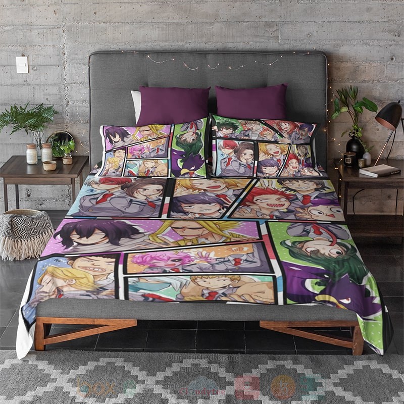 My_Hero_Academia_Class_1-A_characters_Cool_Bedding_Set_1