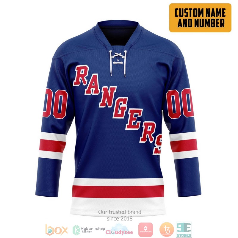 N.Y.R_Artemi_Panarin_Blue_Home_Premier_Breakaway_Player_Custom_Name_and_Number_Hockey_Jersey_Shirt