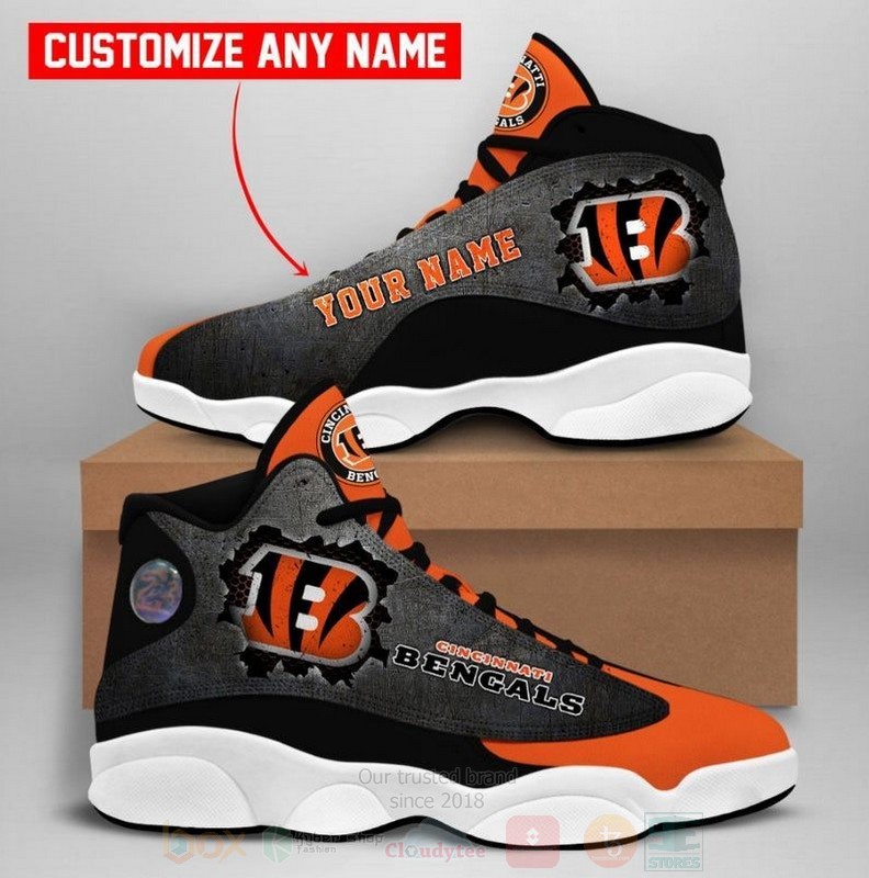 NFL_Cincinnati_Bengals_Custom_Name_Air_Jordan_13_Shoes
