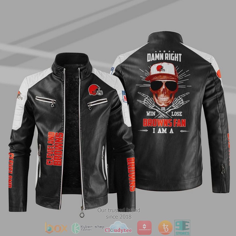 NFL_Cleveland_Browns_I_Am_A_Browns_Fan_Block_Leather_Jacket