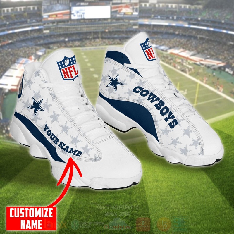 NFL_Dallas_Cowboys_Custom_Name_Air_Jordan_13_Shoes_1