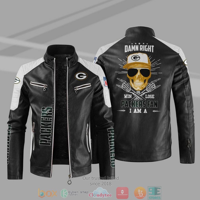 NFL_Green_Bay_Packers_I_Am_A_Packers_Fan_Block_Leather_Jacket