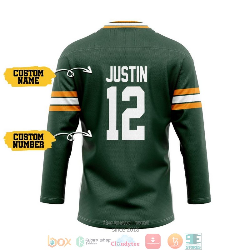 NFL_Green_Pay_P_Uniform_Custom_Name_and_Number_Hockey_Jersey_Shirt_1