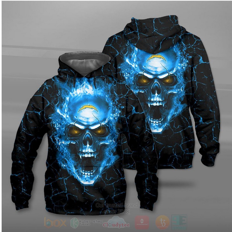 NFL_Los_Angeles_Chargers_3D_Hoodie_Shirt_1
