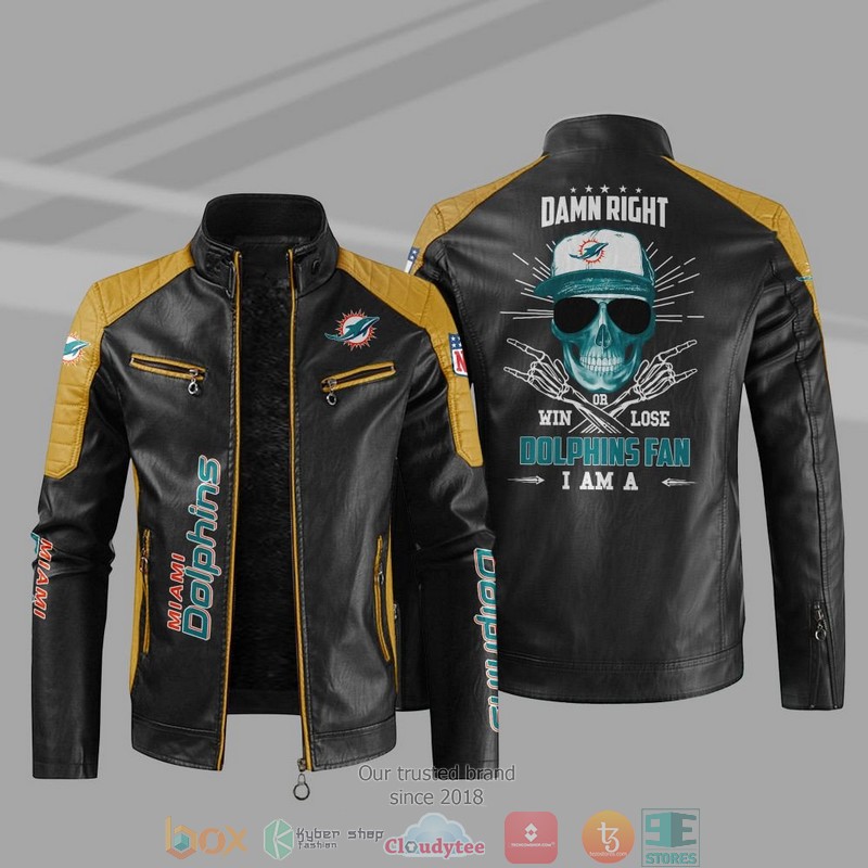 NFL_Miami_Dolphins_I_Am_A_Dolphins_Fan_Block_Leather_Jacket_1