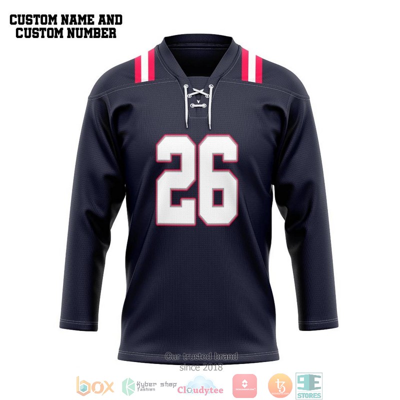 NFL_New_England_Patrio_Custom_Name_and_Number_Hockey_Jersey_Shirt