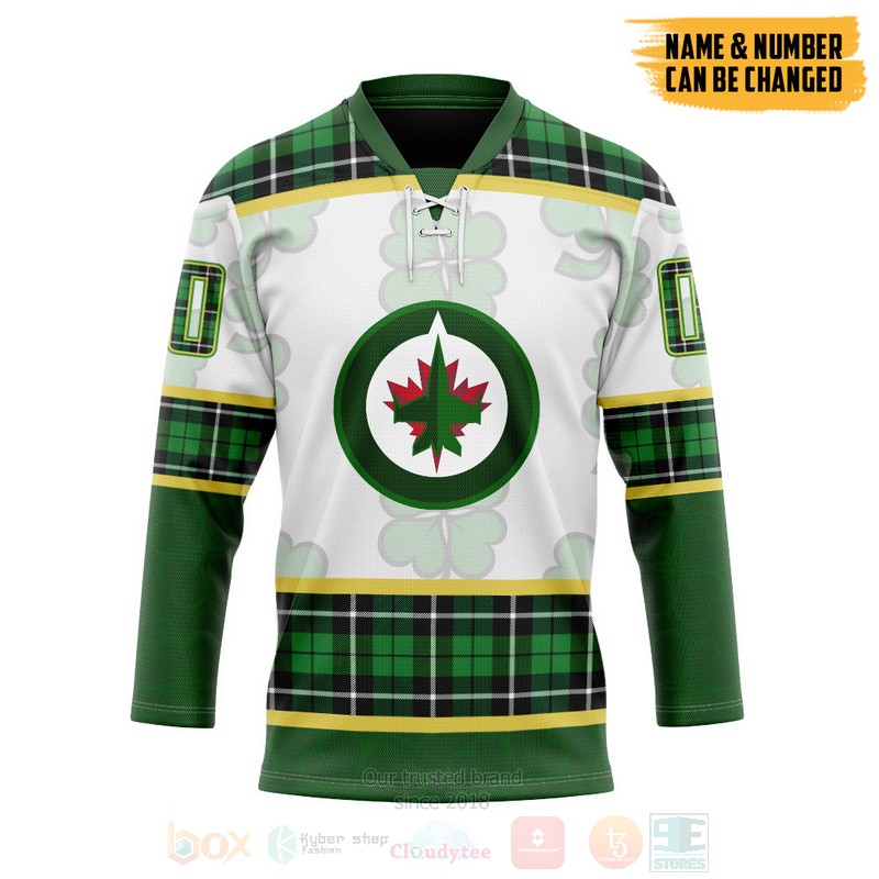 NHL_Winnipeg_Jets_St_Patrick_Day_Personalized_Hockey_Jersey