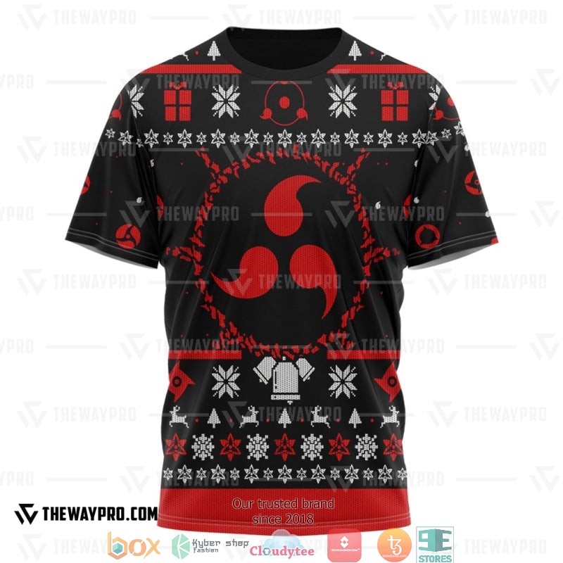 Naruto_Sharingan_Christmas_Ugly_Pattern_T-Shirt