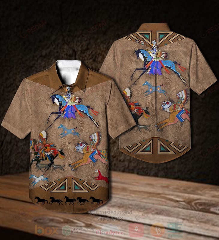Native_American_Horse_Patterns_Hawaiian_Shirt